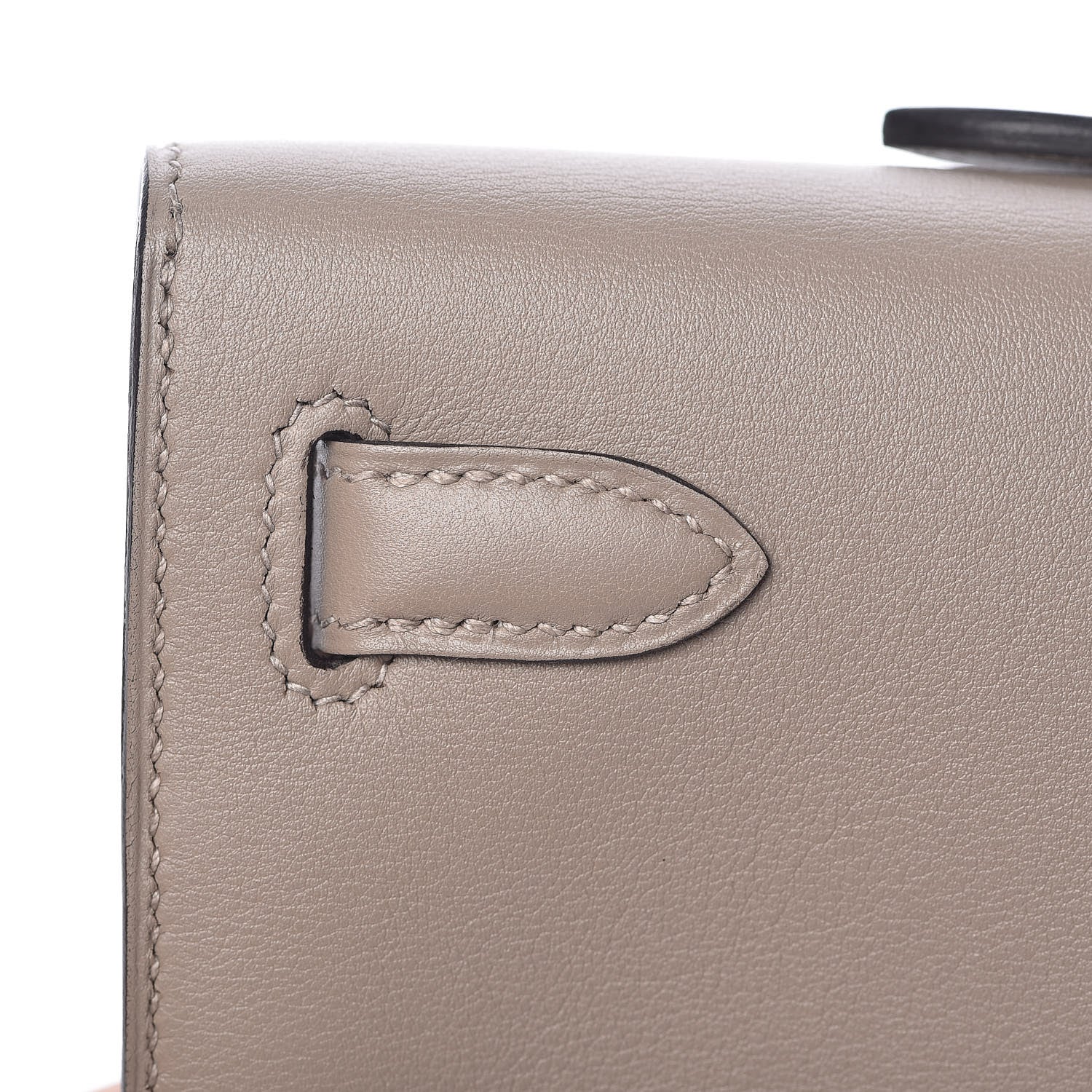 Hermes Swift Kelly Cut Clutch Pochette Gris Asphalt 17 of 28