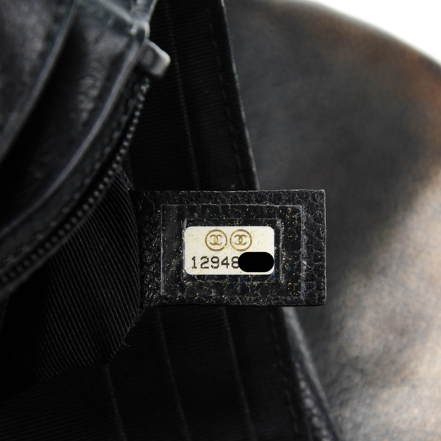 Chanel Caviar Half Moon Wallet On Chain WOC Black 8 of 8