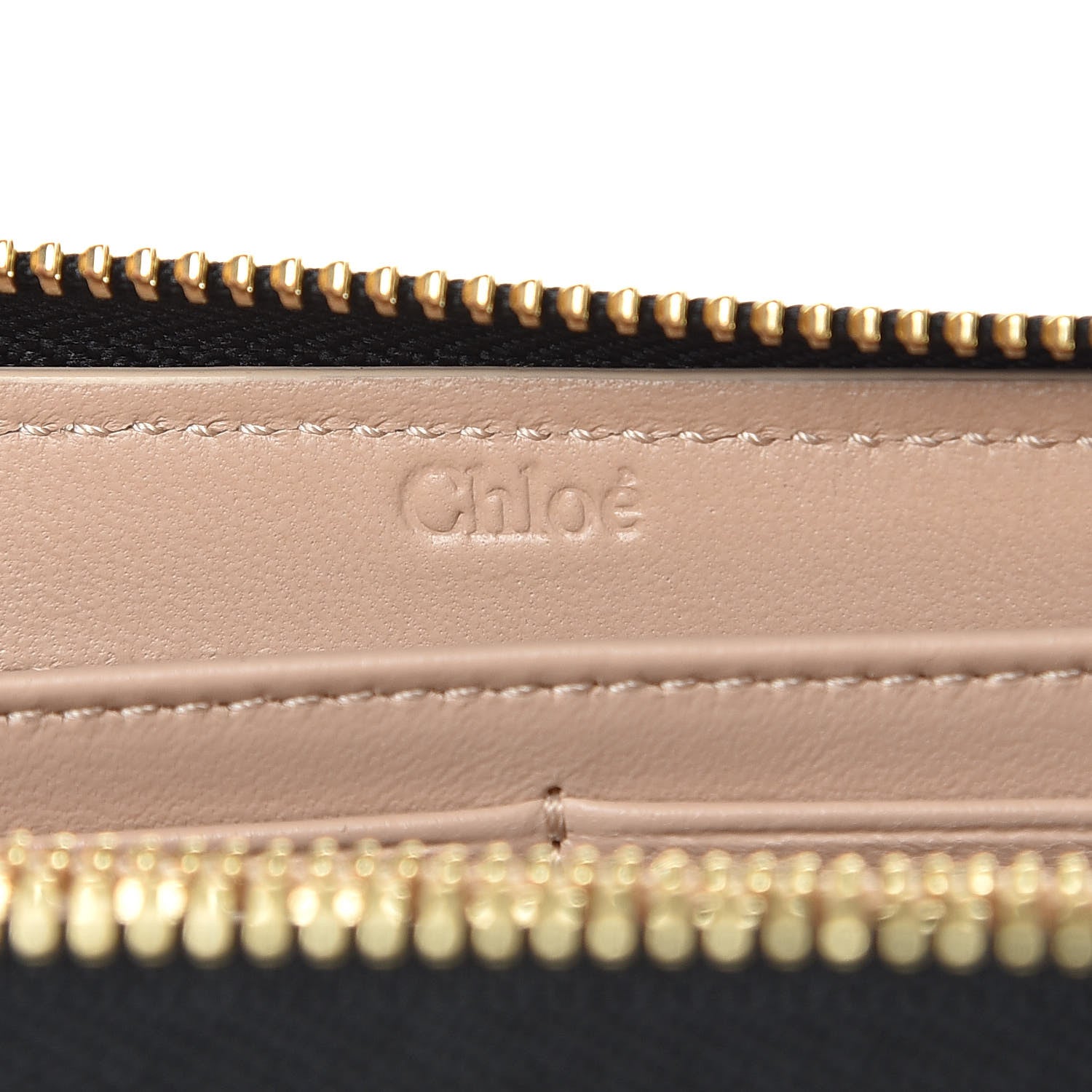 Chloe Calfskin Hudson Zip Around Wallet Black 9 of 9