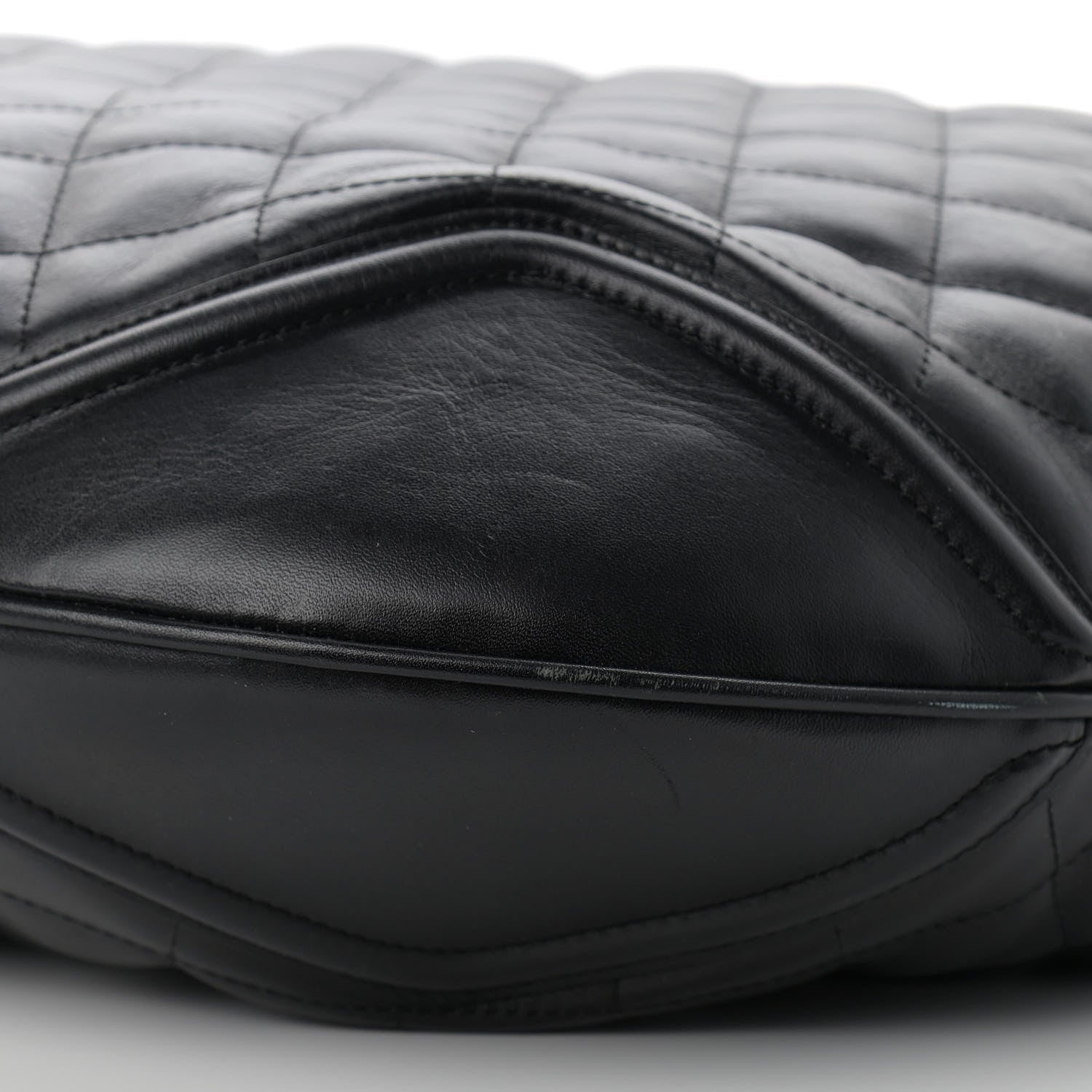 Burberry Calfskin Quilted Hoxton Hobo Black 6 of 14