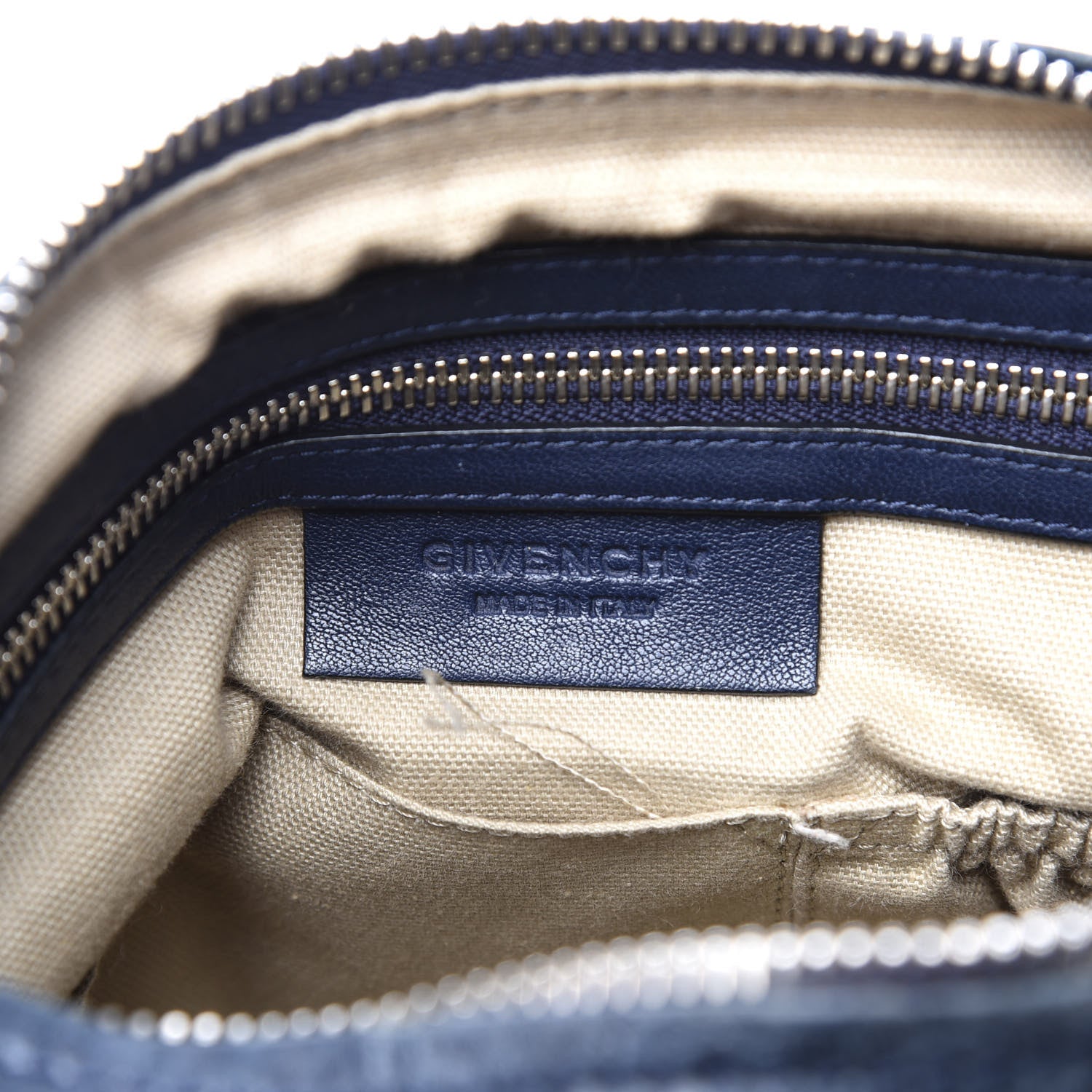 Givenchy Tumbled Sheepskin Small Pandora Navy 5 of 9