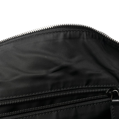 Gucci GG Supreme Monogram Medium Carry-On Duffle Bag Black Grey 15 of 16