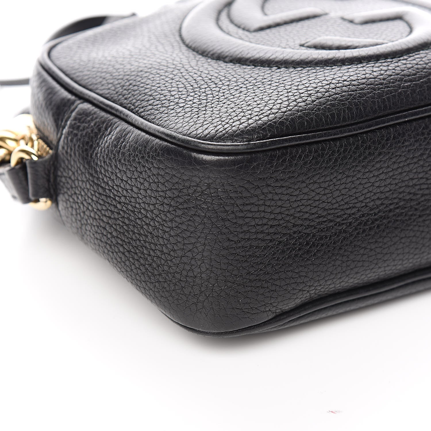Gucci Pebbled Calfskin Small Soho Disco Bag Black 8 of 10