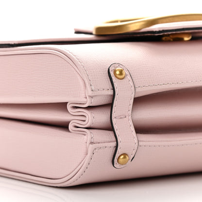 Valentino Garavani Textured Calfskin Stud Sign Shoulder Bag Rose Quartz 9 of 10
