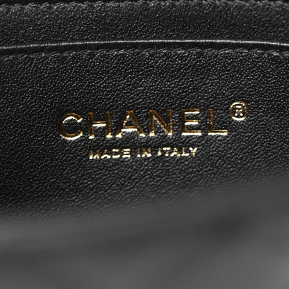 Chanel Lambskin Quilted Mini Rectangular Flap Black 6 of 9