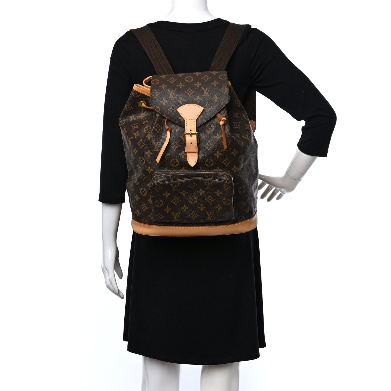 Louis Vuitton Monogram Montsouris GM Backpack 2 of 10