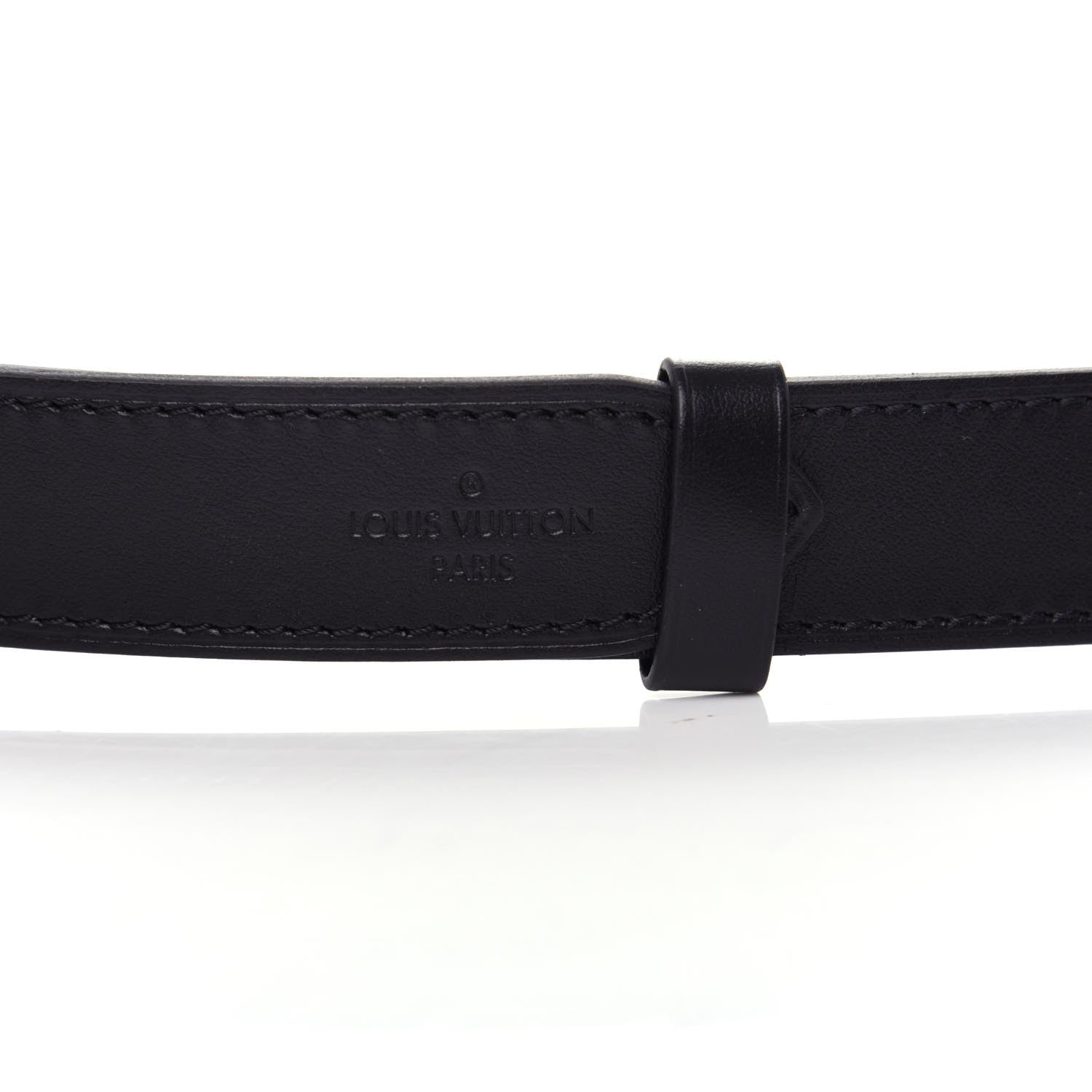 Louis Vuitton Calfskin Odeon PM Adjustable Shoulder Strap Black 3 of 4