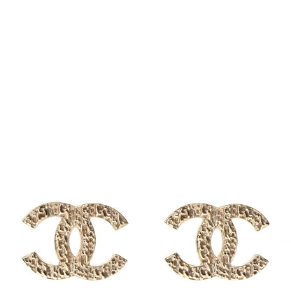 Chanel Chain CC Earrings Gold 1 of 5