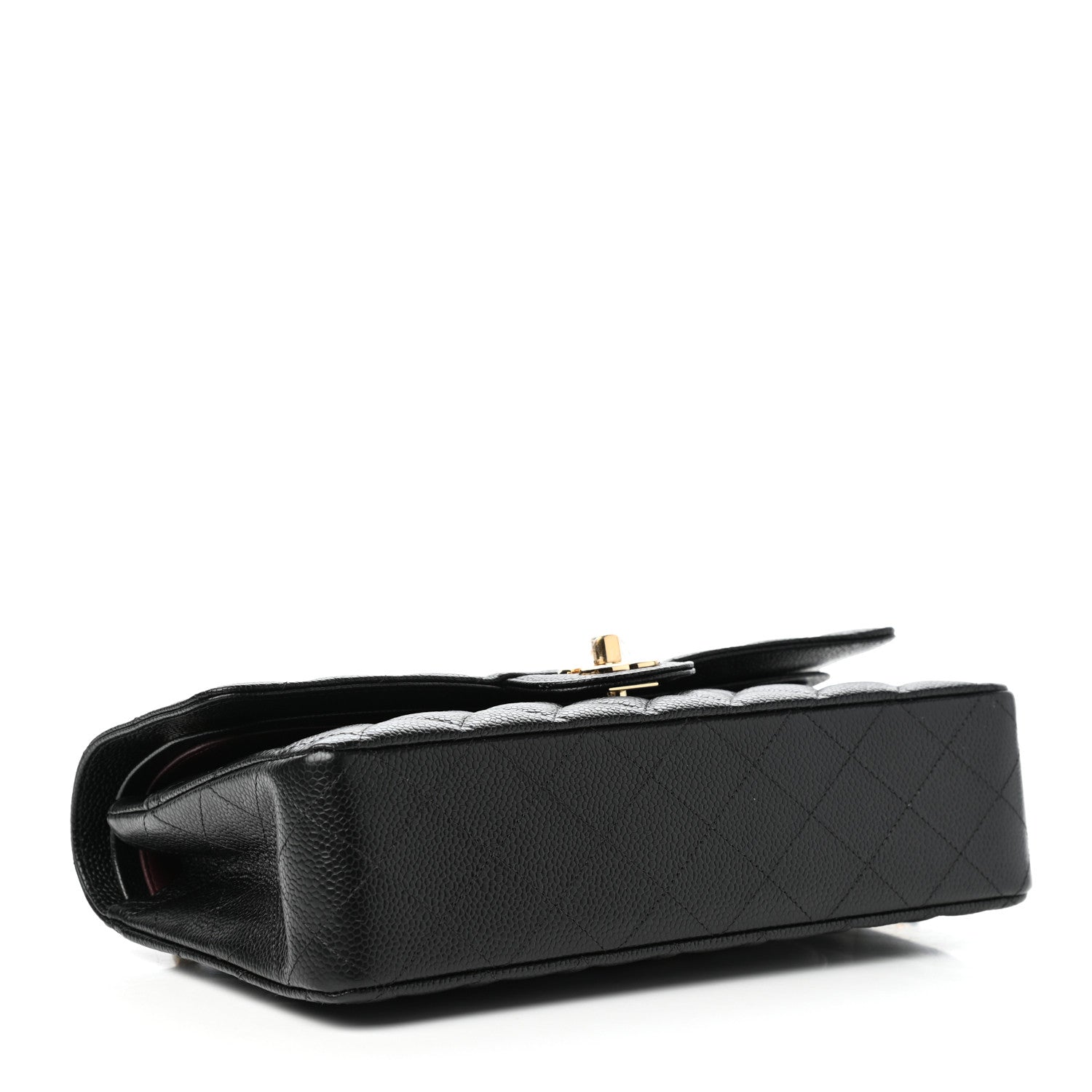 Chanel Caviar Quilted Medium Double Flap Black 4 of 12