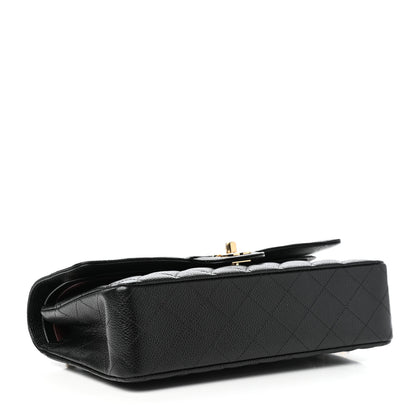 Chanel Caviar Quilted Medium Double Flap Black 4 of 12