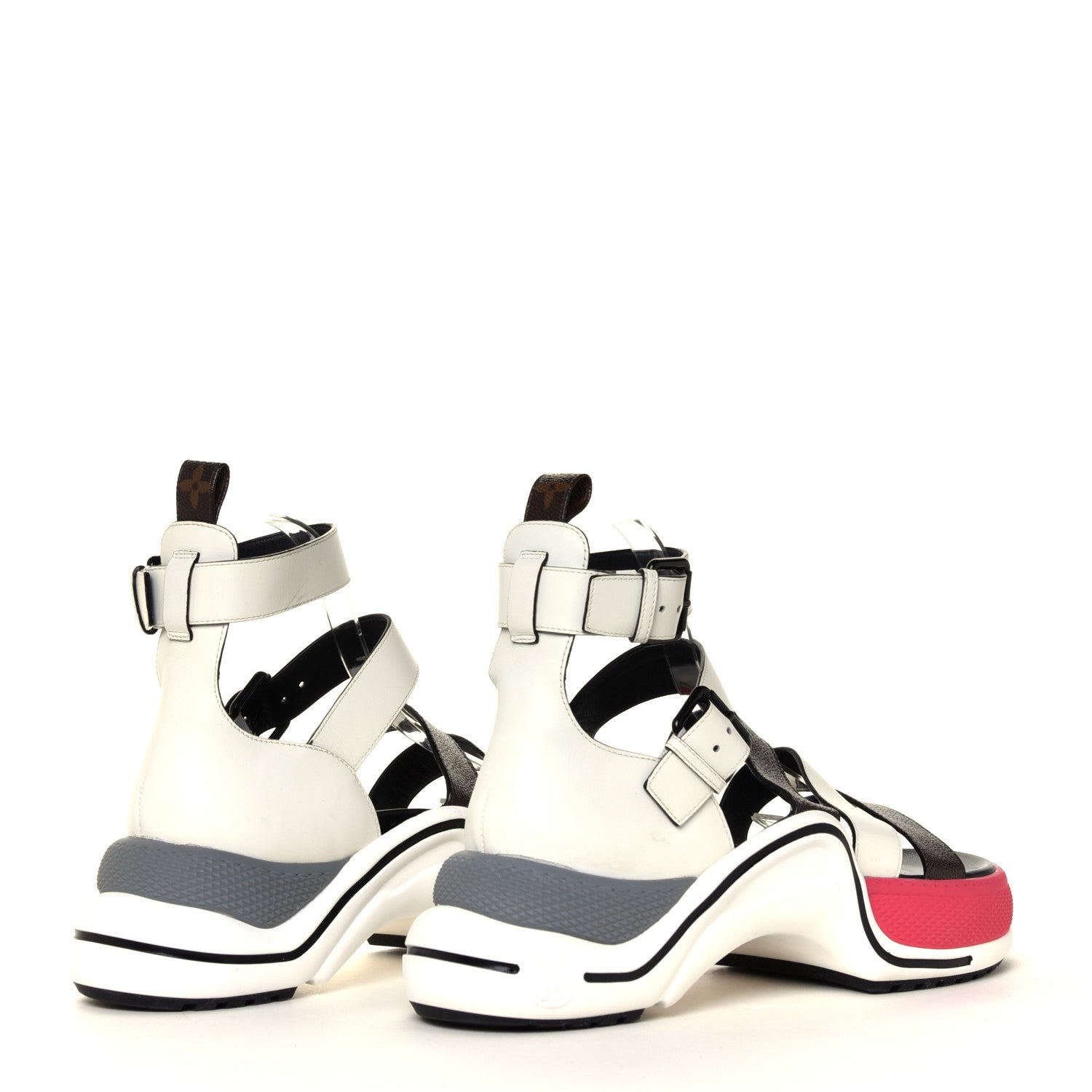 Louis Vuitton Patent Monogram LV Archlight Sandal 41 White 8 of 12