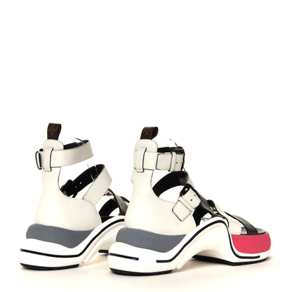 Louis Vuitton Patent Monogram LV Archlight Sandal 41 White 8 of 12