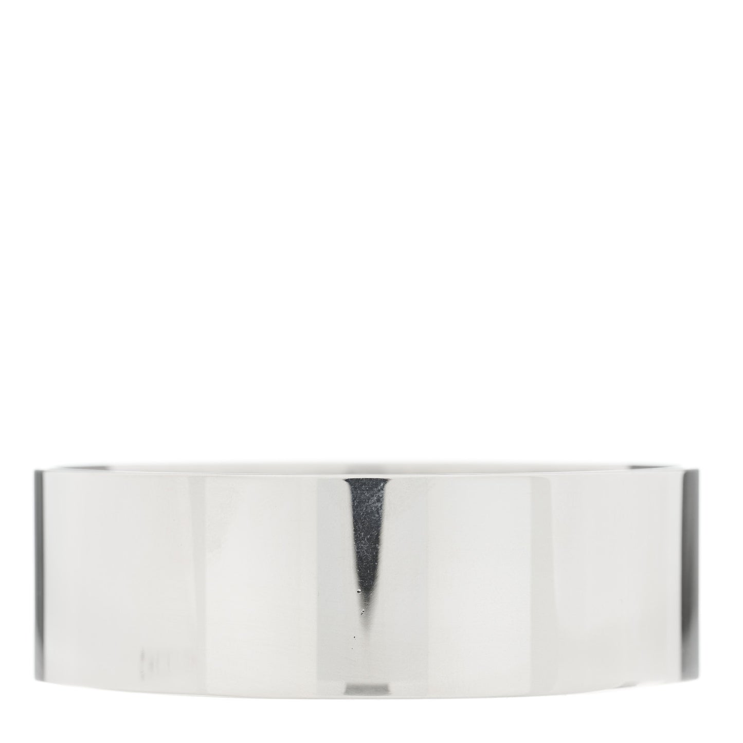 Sterling Silver Diamond Wide Locks Bangle Bracelet