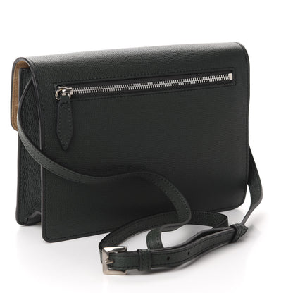 Burberry Derby Calfskin House Check Small Macken Crossbody Bag Dark Bottle Green 3 of 11