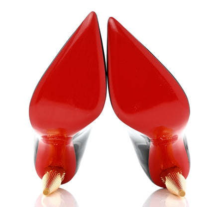 Christian Louboutin Patent Lipchick 100 Pumps 37 Black 5 of 11