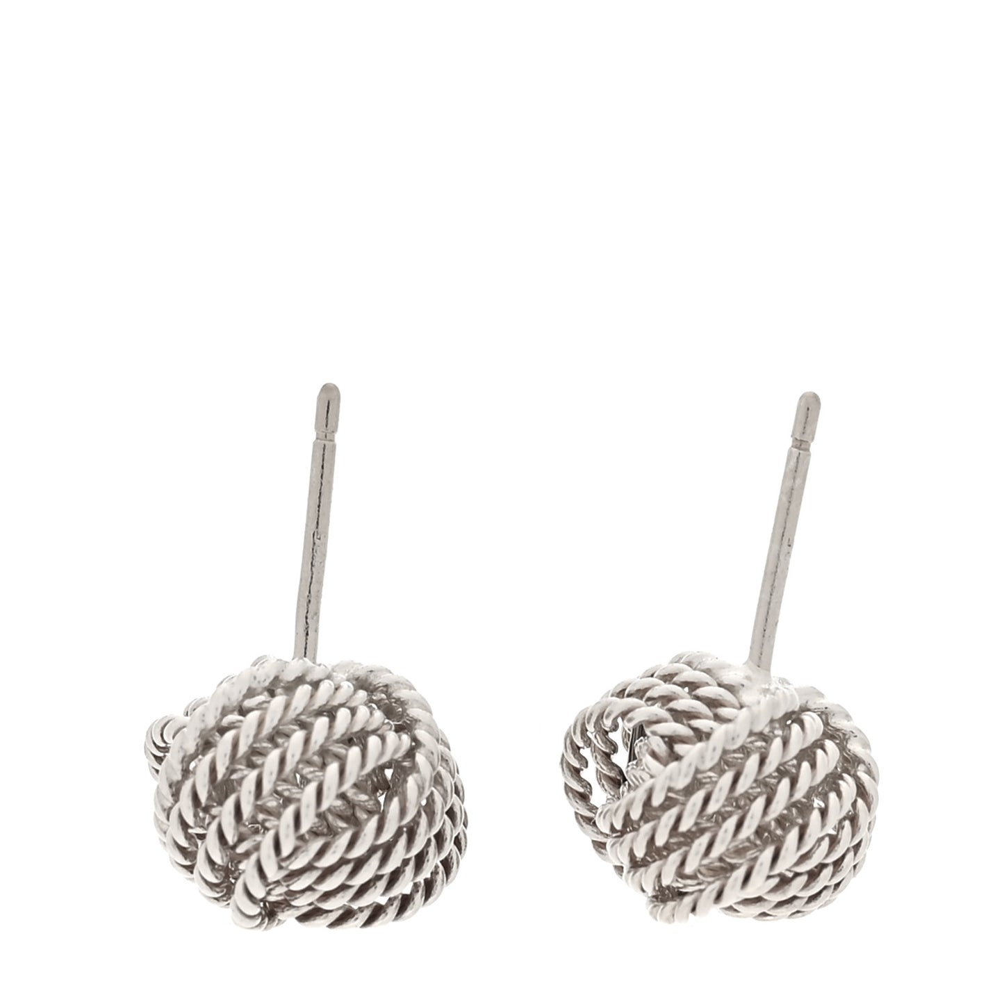 Sterling Silver Twist Knot Earrings