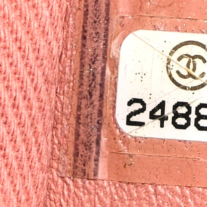 Chanel Straw Lurex Large Deauville Tote Pink 7 of 21