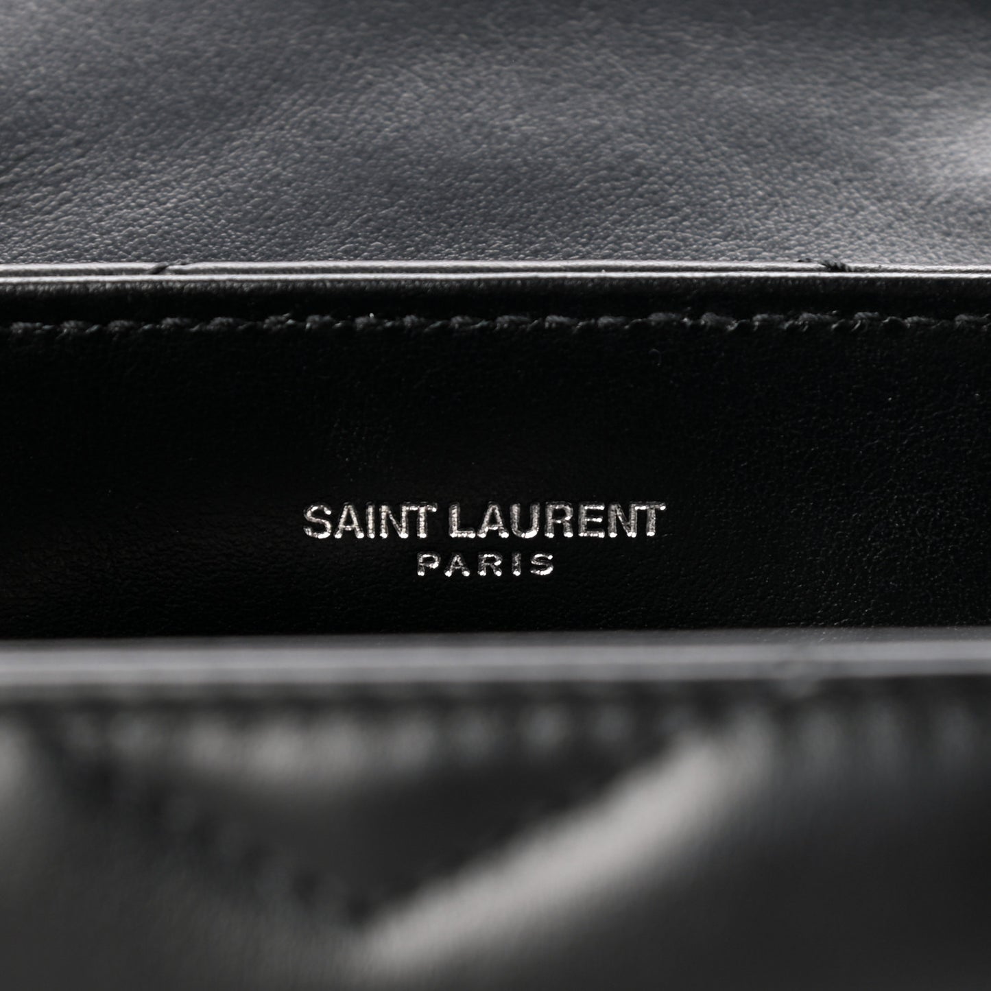 Calfskin Y Quilted Monogram Small Loulou Chain Satchel Black