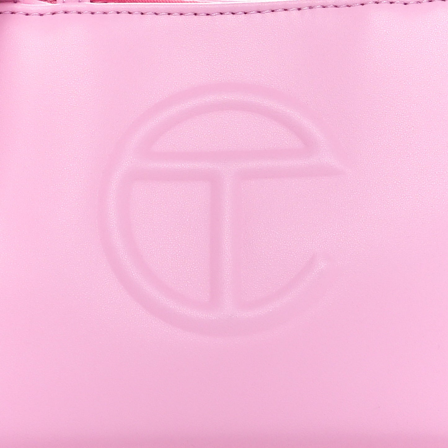 Vegan Leather Small Shopping Bag Bubblegum