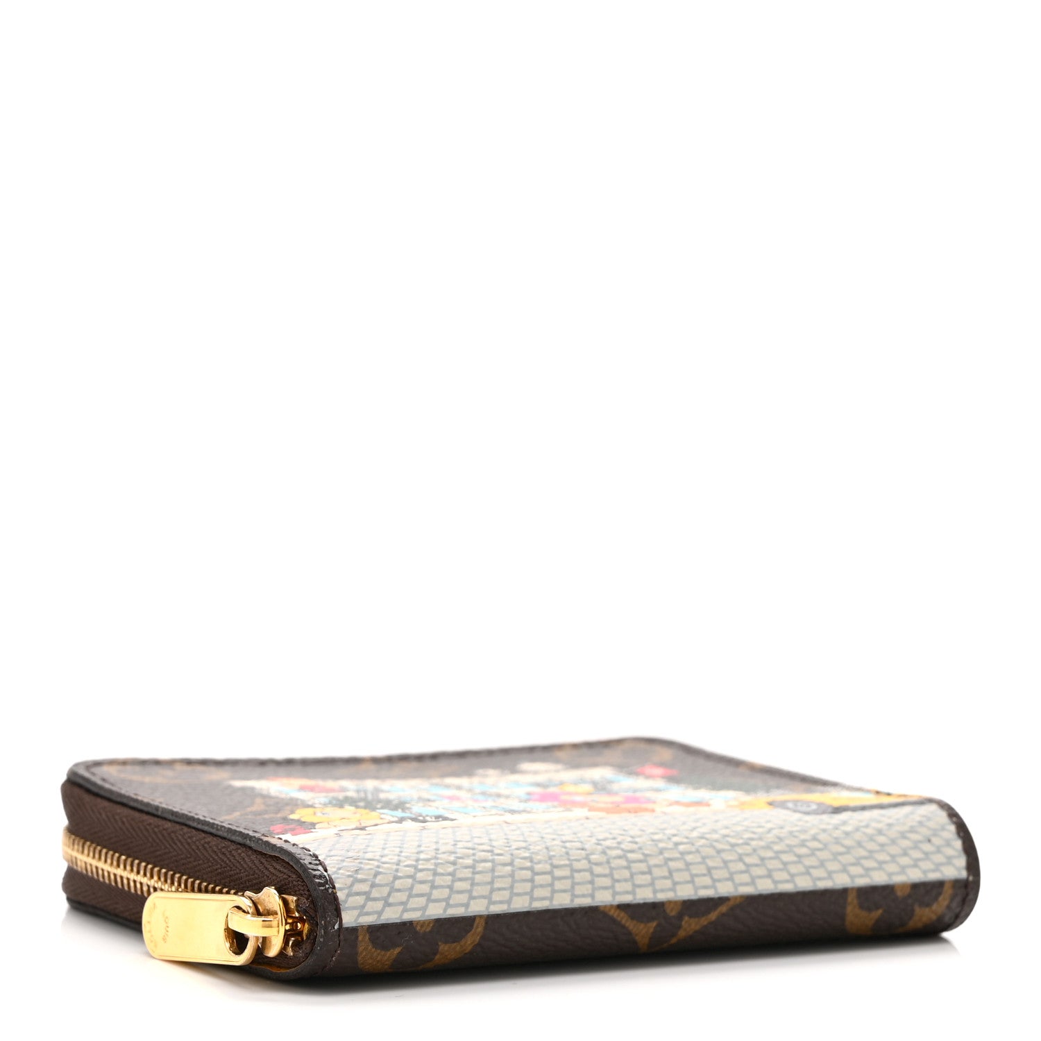 Louis Vuitton Monogram 2022 Christmas Animation New York Soho Zippy Coin Purse Yellow 4 of 8