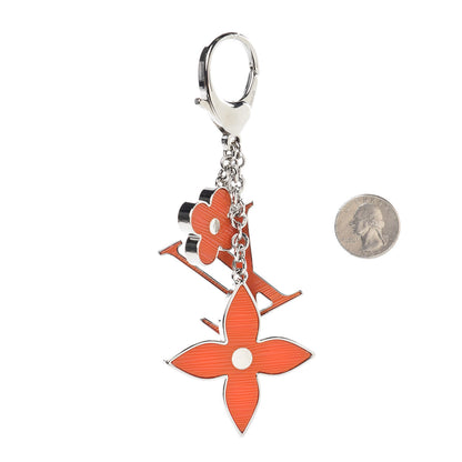 Louis Vuitton Fleur d Epi Bag Charm Piment 2 of 3