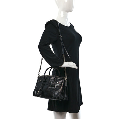 Saint Laurent Glace Calfskin Baby Souple Sac De Jour Black 2 of 10
