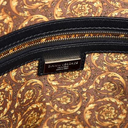 Versace Barocco Quilted Nappa Altea Vanitas Lady Athena Black 6 of 8