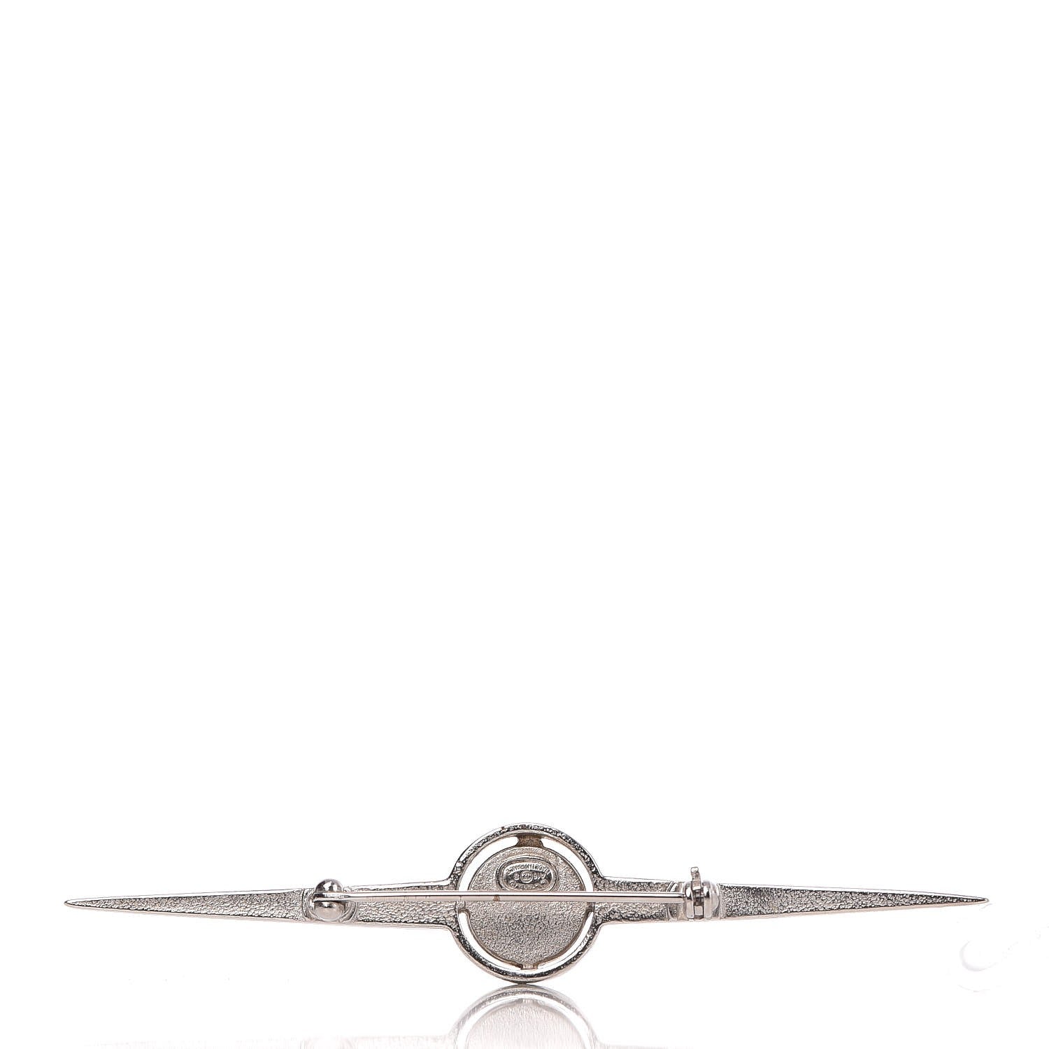 Chanel Crystal Airline Brooch Silver 3 of 5