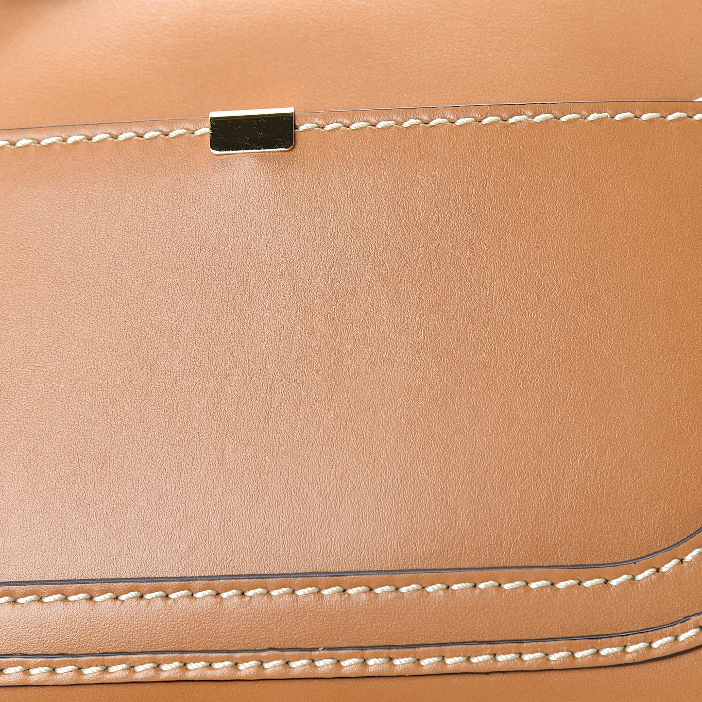 Shiny Calfskin Small Marcie Saddle Shoulder Bag Autumnal Brown