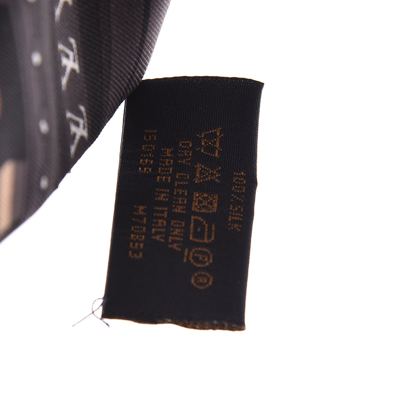 Silk Monogram LV World Bandeau Brown