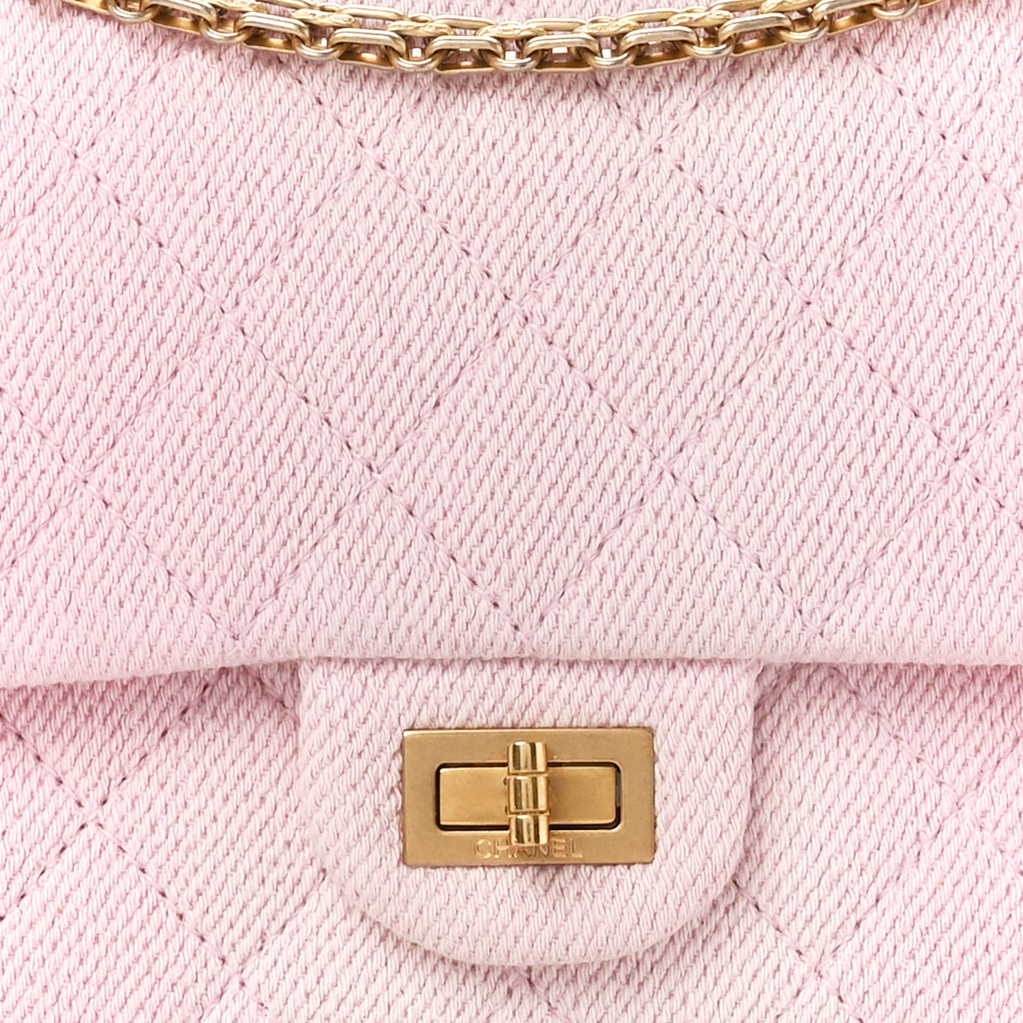 Ombre Denim Quilted 2.55 Reissue 225 Flap Light Pink