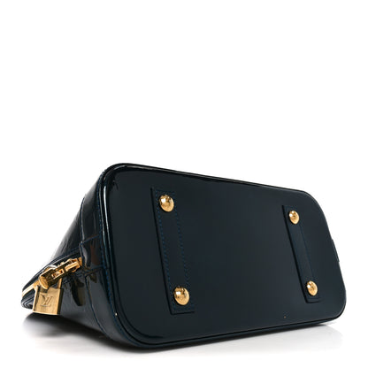 Louis Vuitton Vernis Alma PM Blue Nuit 4 of 9
