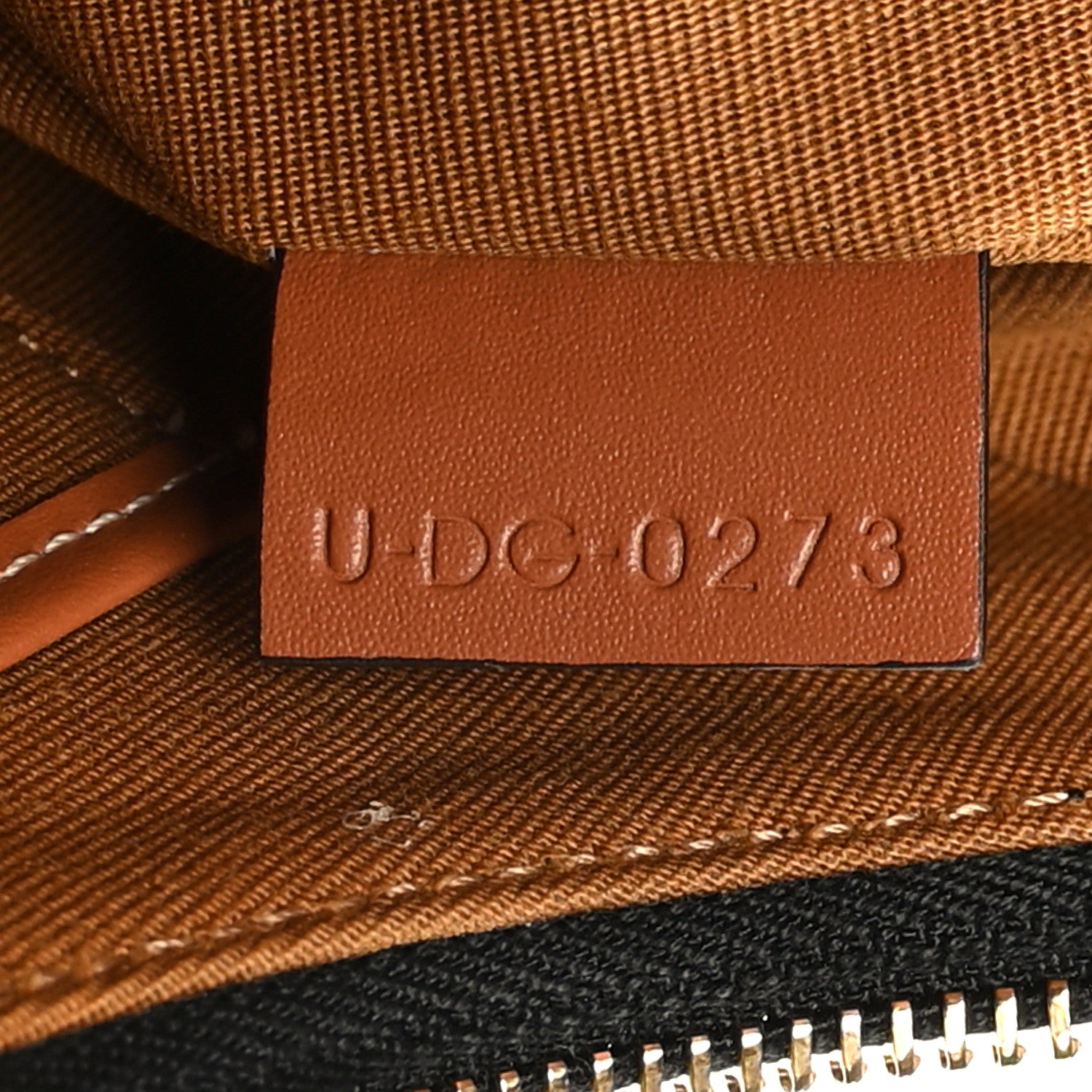 Celine Triomphe Canvas Calfskin Ava Shoulder Bag Tan 6 of 8