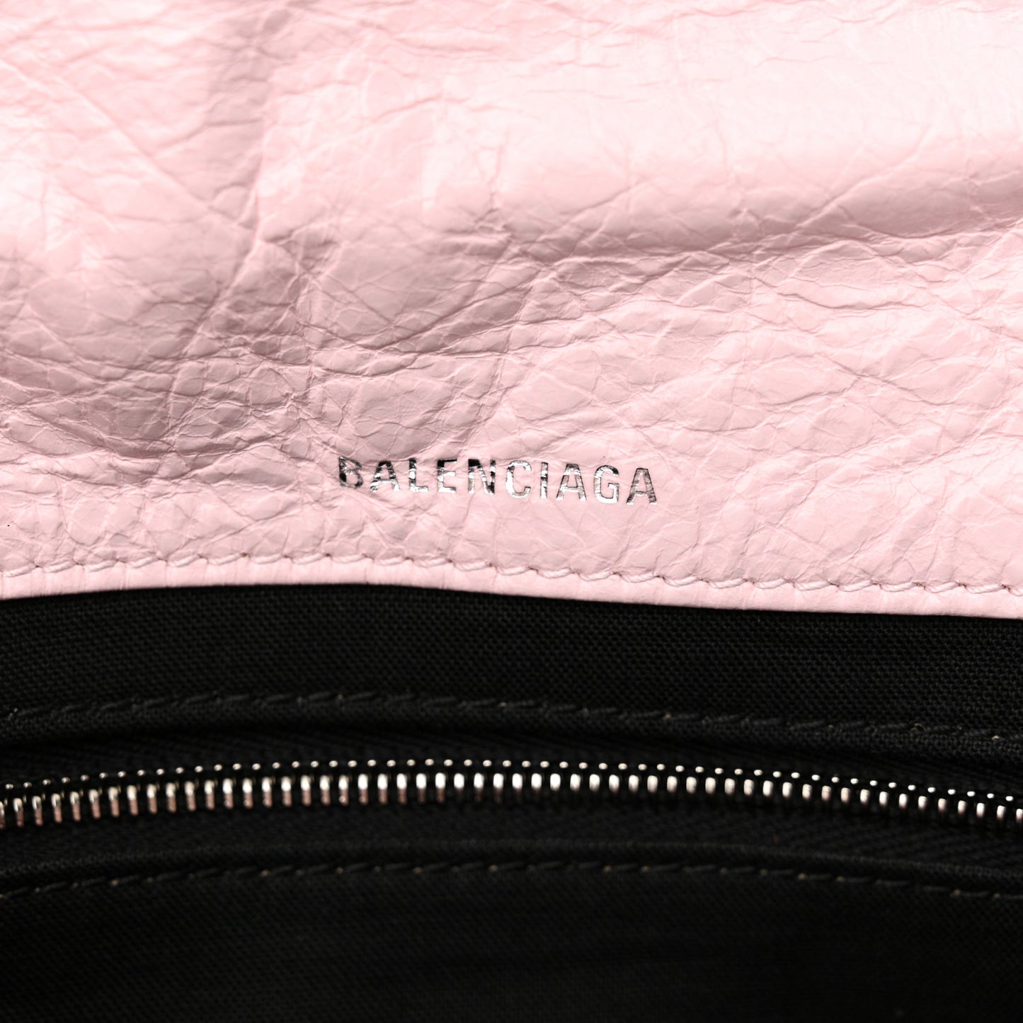 Arena Calfskin Mini Monaco Chain Shoulder Bag Petal Pink
