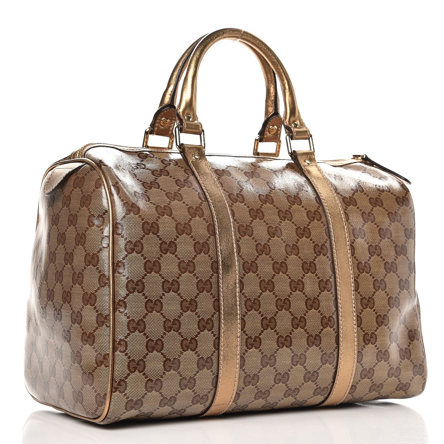 Crystal Monogram Medium Joy Boston Bronze