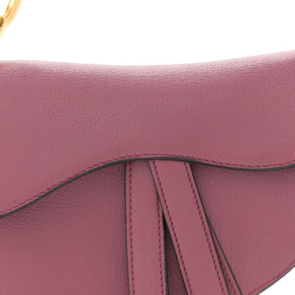 Christian Dior Goatskin Mini Saddle Bag Mallow Rose 8 of 13