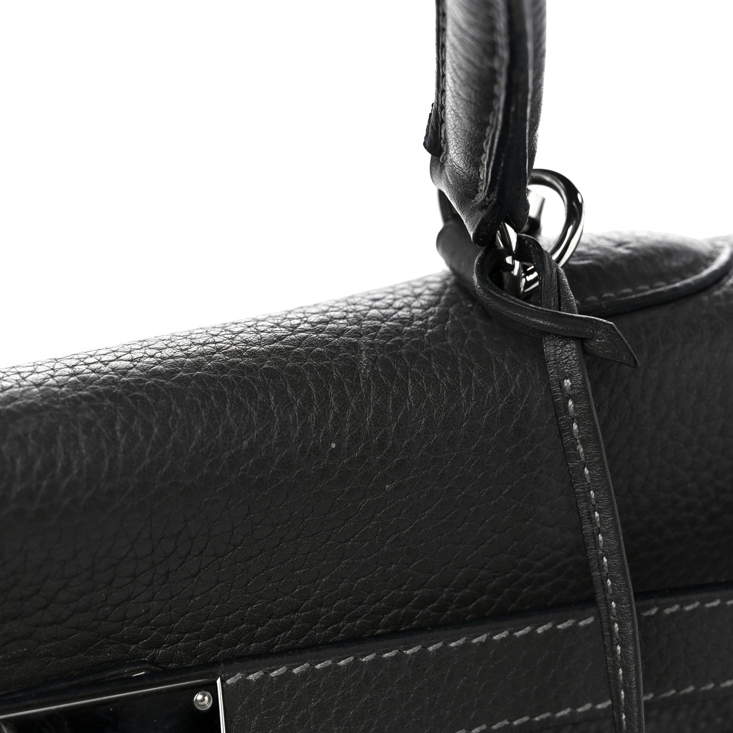 Hermes Taurillon Clemence Kelly Retourne 35 Graphite 12 of 20