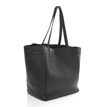 Celine Soft Grained Calfskin Small Belt Cabas Phantom Black 2 of 10