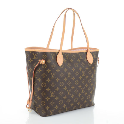 Louis Vuitton Monogram Puerto Banus V Neverfull MM Rose Ballerine 4 of 8