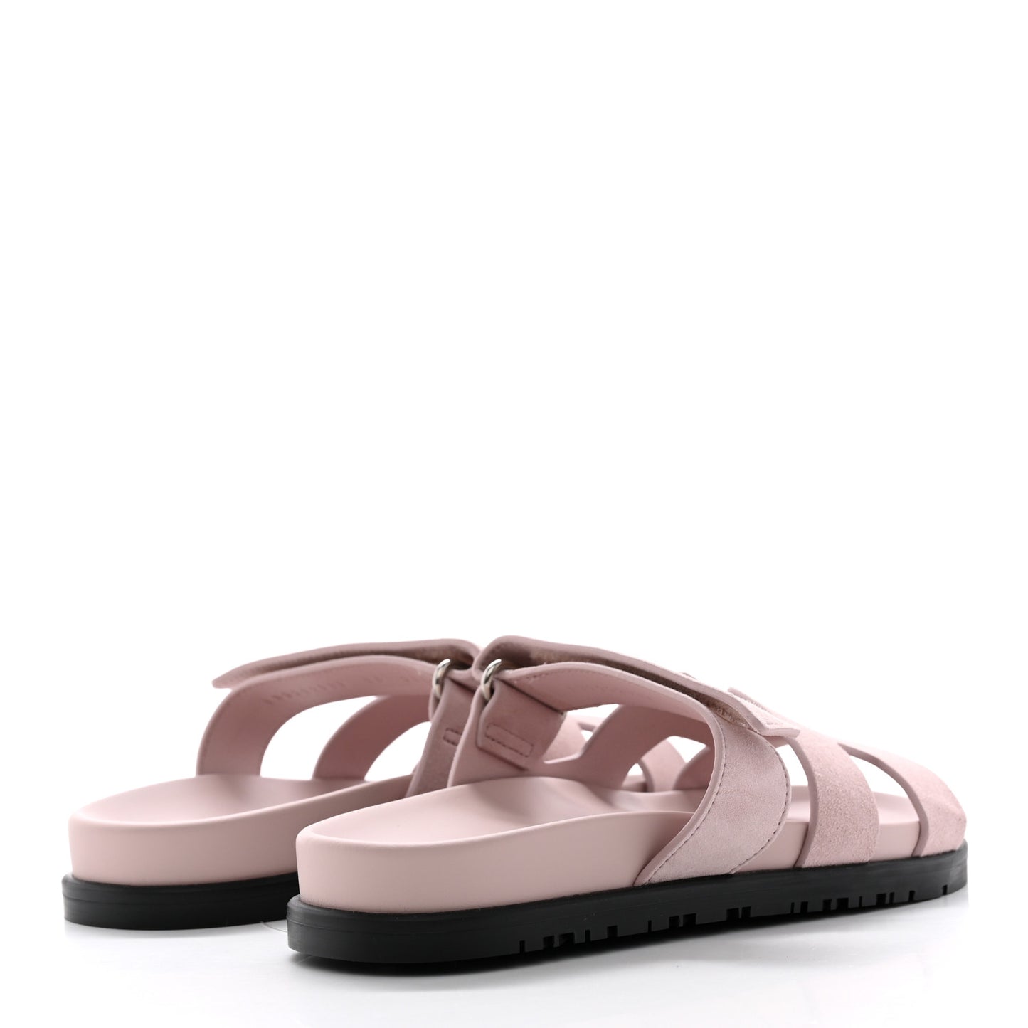 Suede Goatskin Womens Chypre Sandals 36 Rose Porcelaine