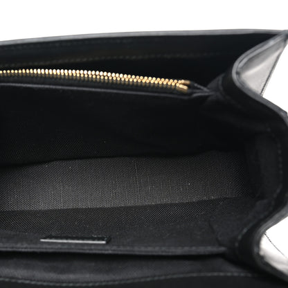 Gucci Crepe Wool Silk GG Monogram Go Small Shoulder Bag Black 6 of 10