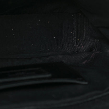 Saint Laurent Sheepskin Tri-Quilt Monogram Medium College Bag Black 15 of 20