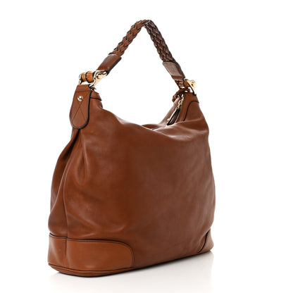 Gucci Calfskin Eva Hobo Brown 3 of 14