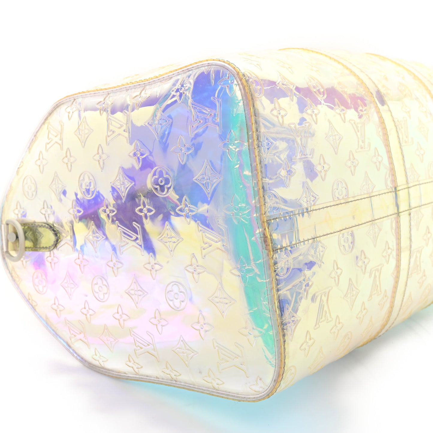 PVC Monogram Keepall Bandouliere 50 Iridescent Prism