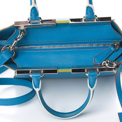 Fendi Vitello Dolce Mini 3jours Tote Blue Royal 15 of 15