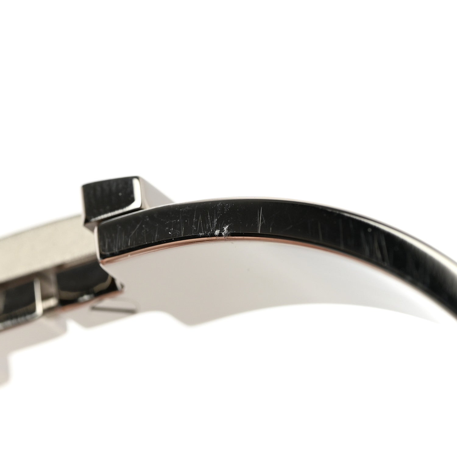 Hermes Matte Enamel Narrow Clic Clac HH Bracelet GM Black 5 of 6