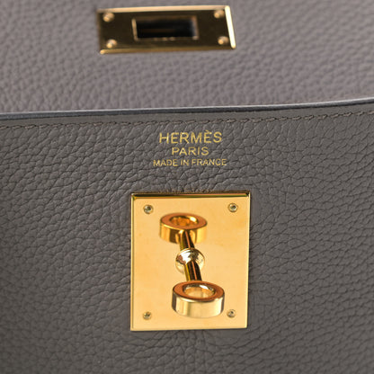 Hermes Togo Kelly Retourne 32 Etain 6 of 14