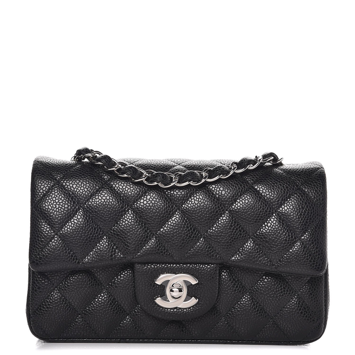 Chanel Caviar Quilted Mini Rectangular Flap Black 1 of 8