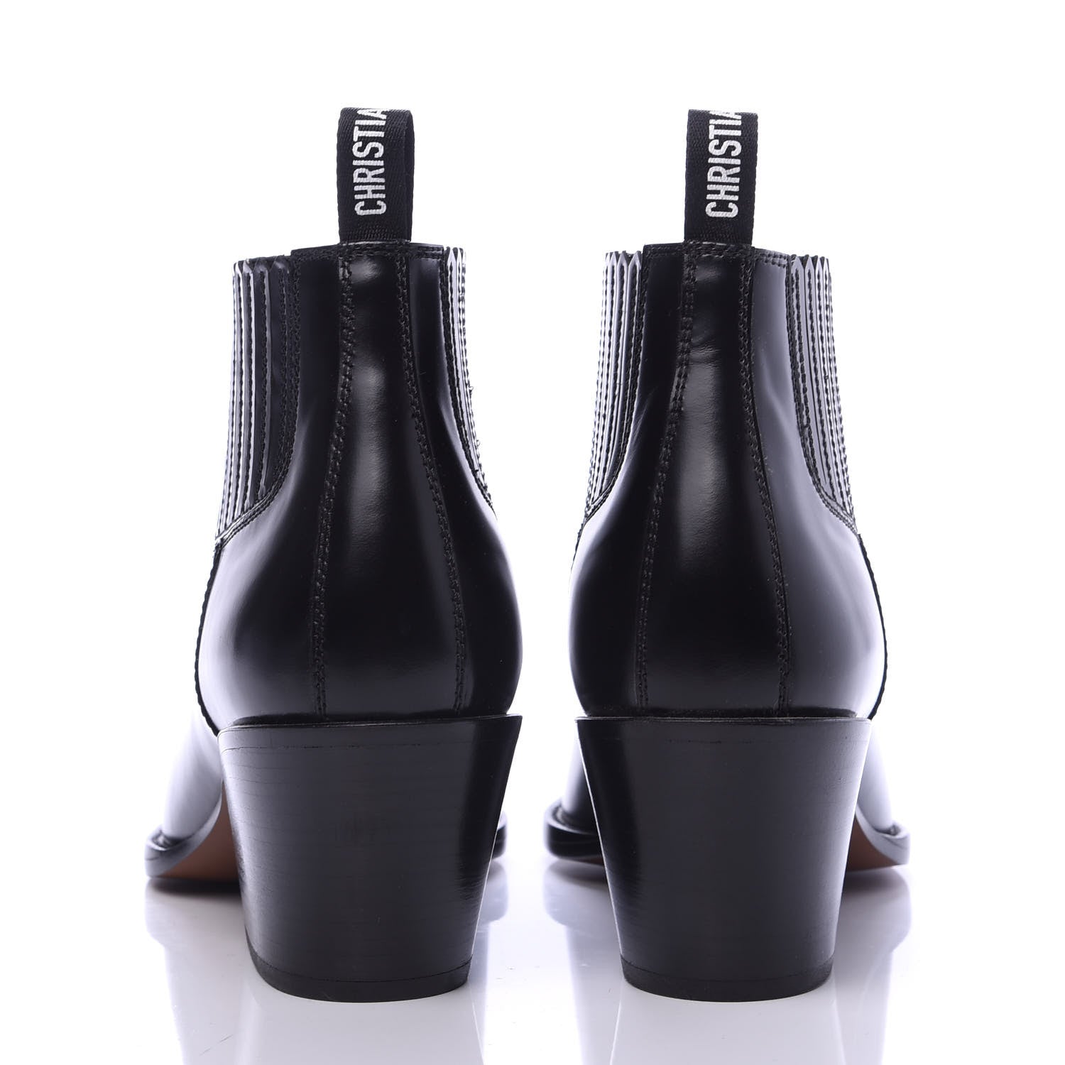 Christian Dior Matte Calfskin L.A. Ankle Boots 41 Black 5 of 9