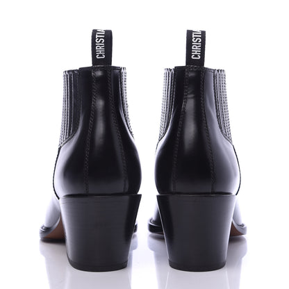 Christian Dior Matte Calfskin L.A. Ankle Boots 41 Black 5 of 9